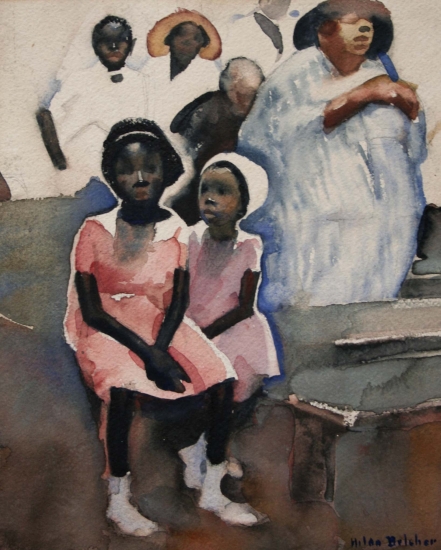 Hilda Belcher, Two Girls in a Savannah Church