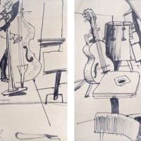 Figures With Cello and Instruments (with space)