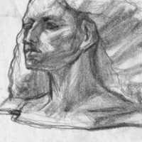 Study for Bust of Gabrielle